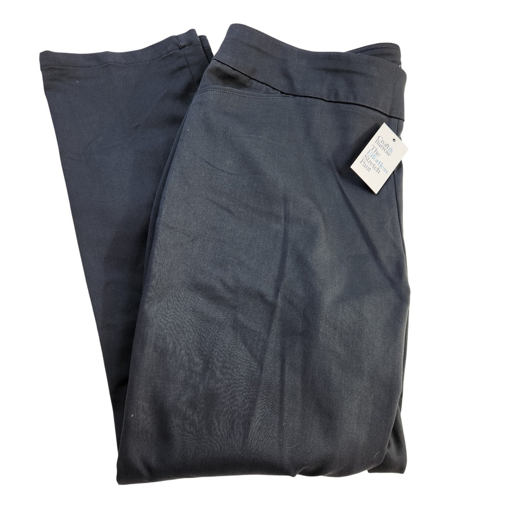 Croft & Barrow Effortless Stretch Pant Womens 18 Regular Mid Rise Straight NWT